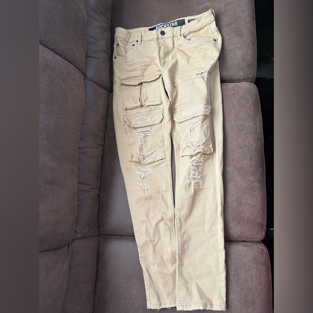 Rockstar Khaki Jeans Men Size 34/32